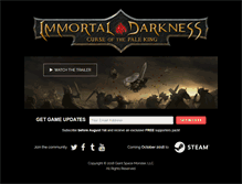 Tablet Screenshot of immortaldarkness.com